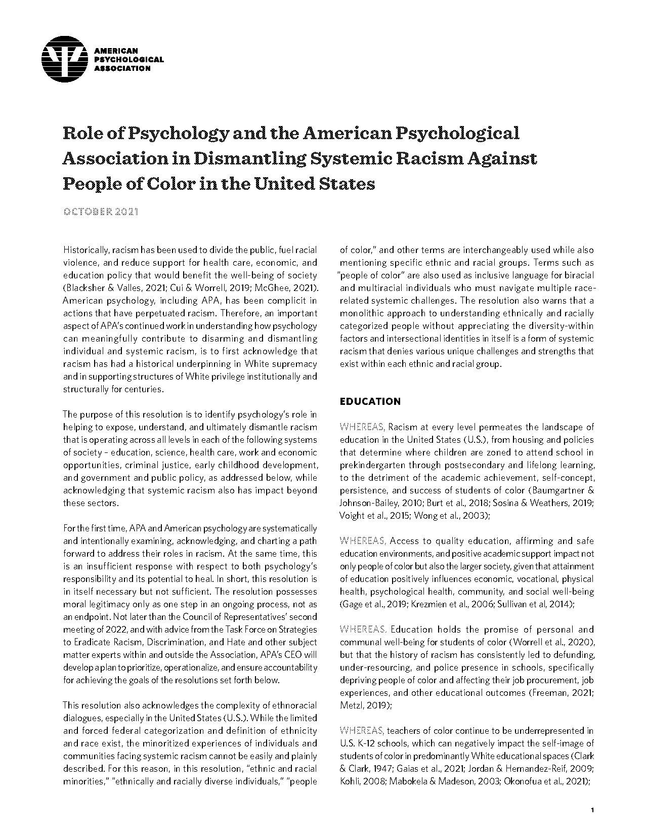 how policies and procedures perpetuate systemic racism in us schools