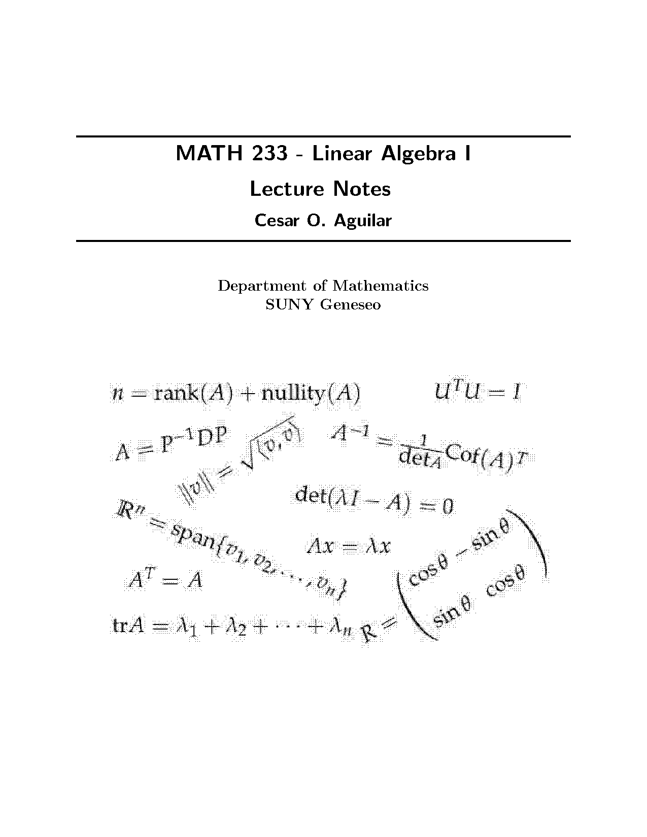 write linear equations in standard form notes