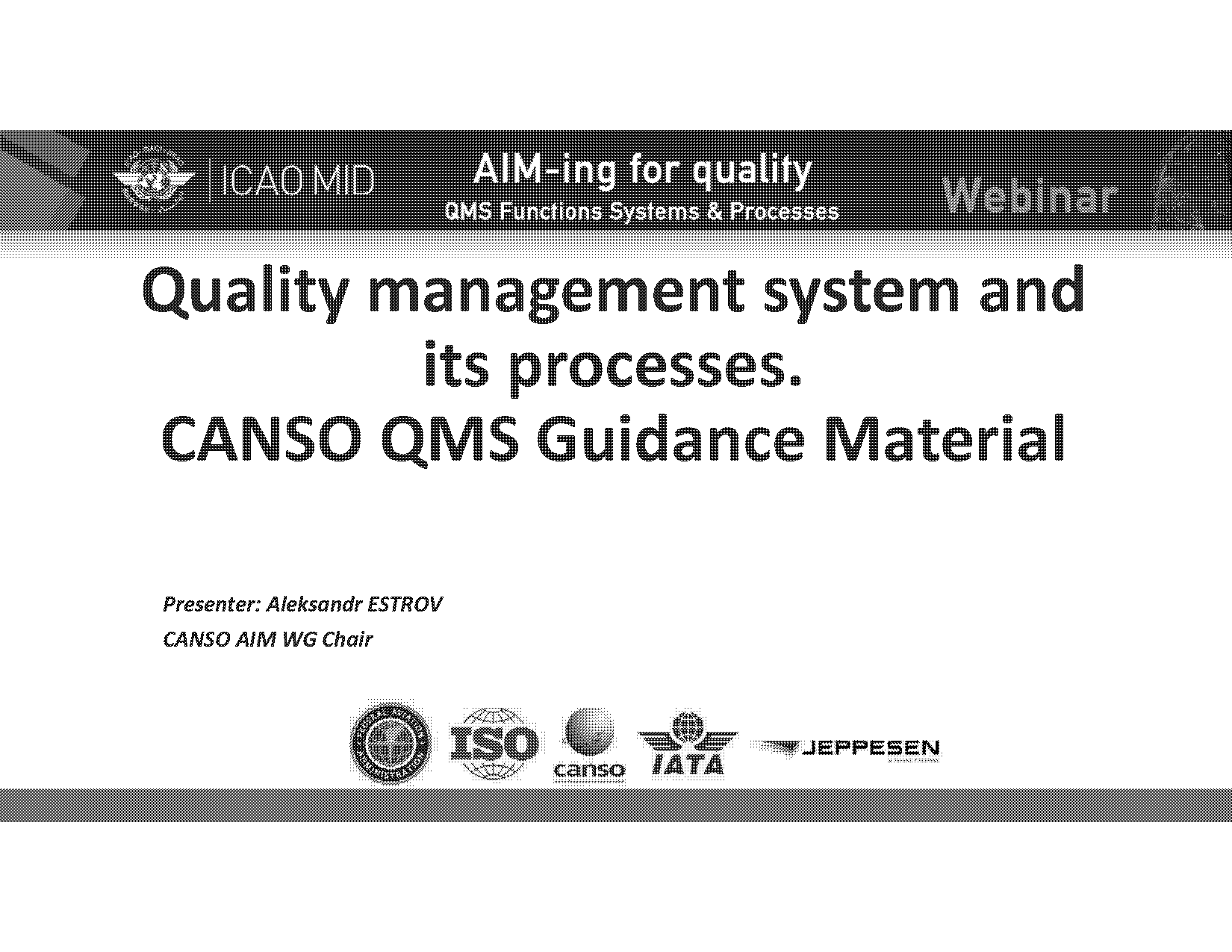 quality management system guidance