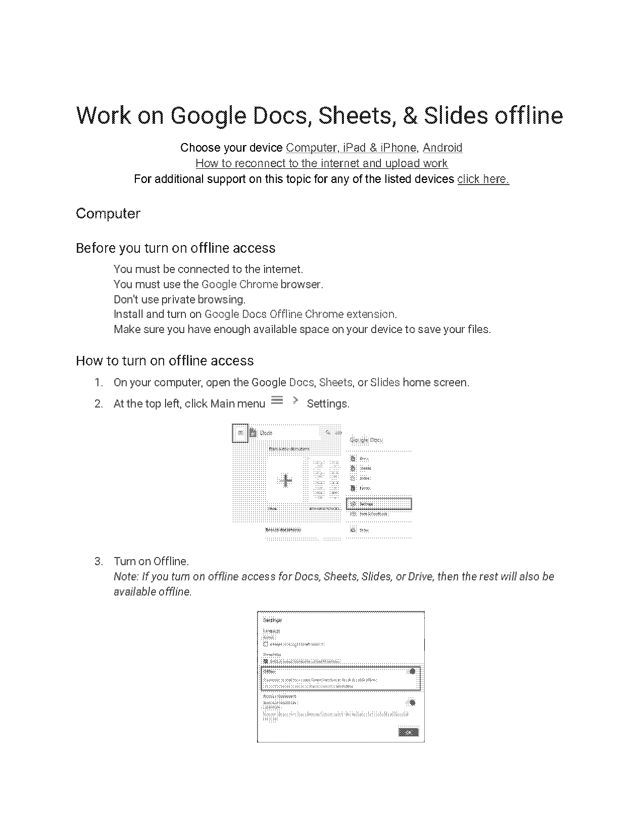 opening spreadsheet on iphone