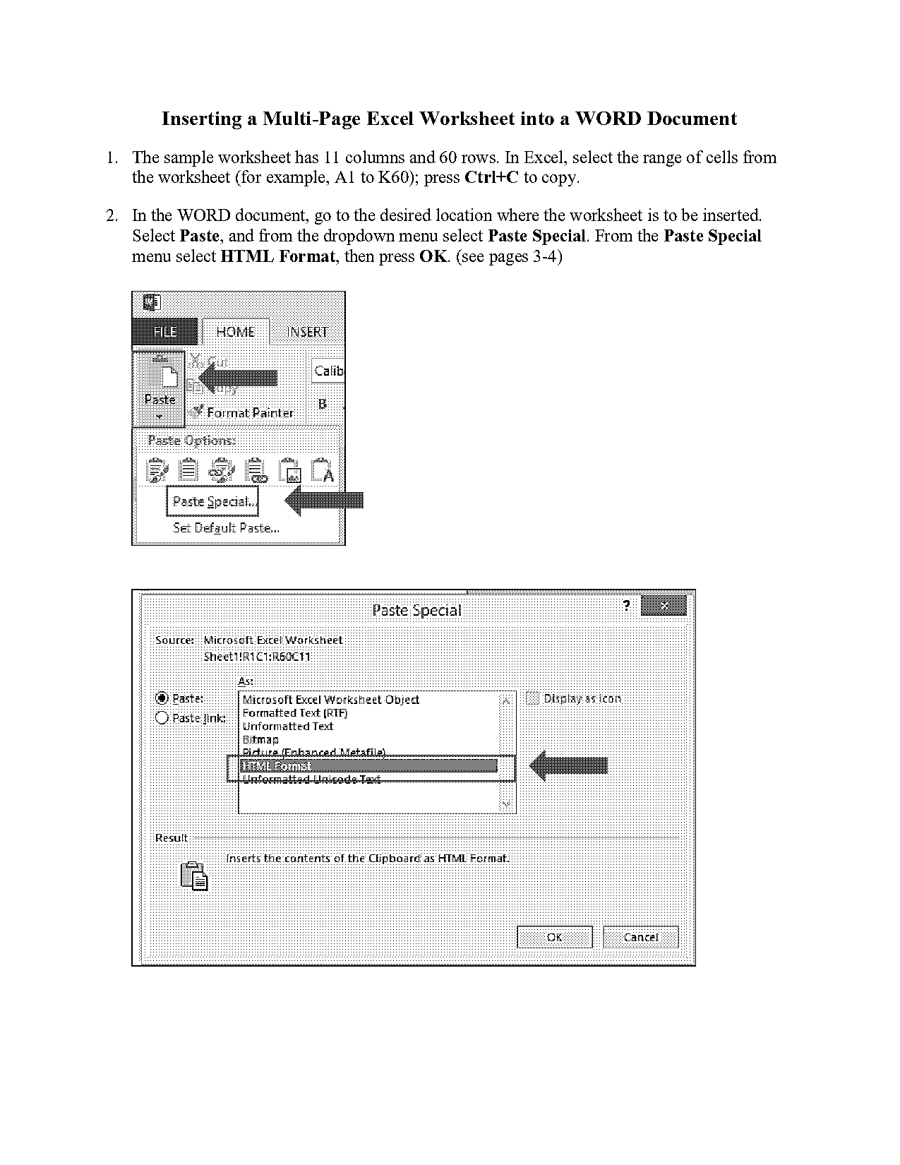 how to copy a word table as a picture