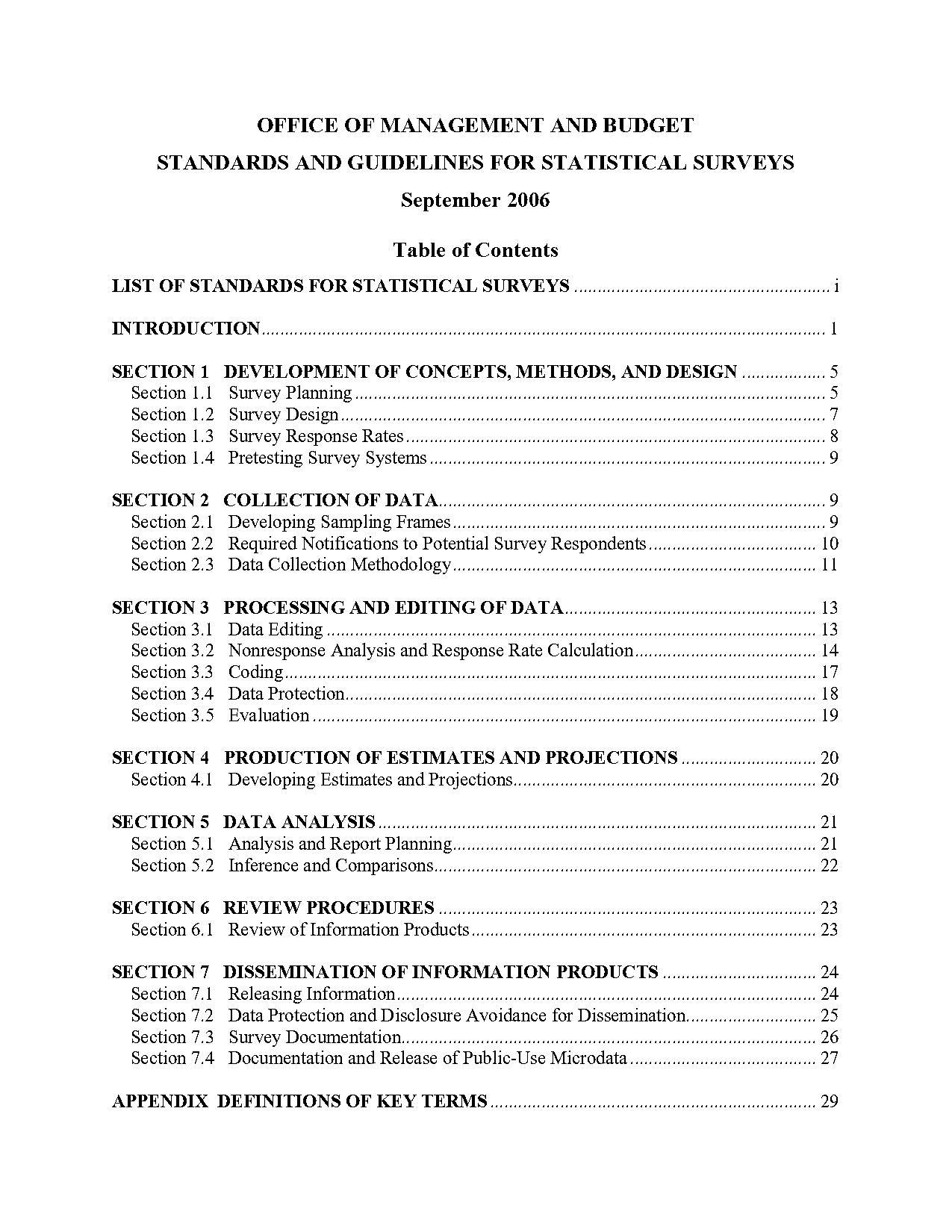 data documentation and presentation method