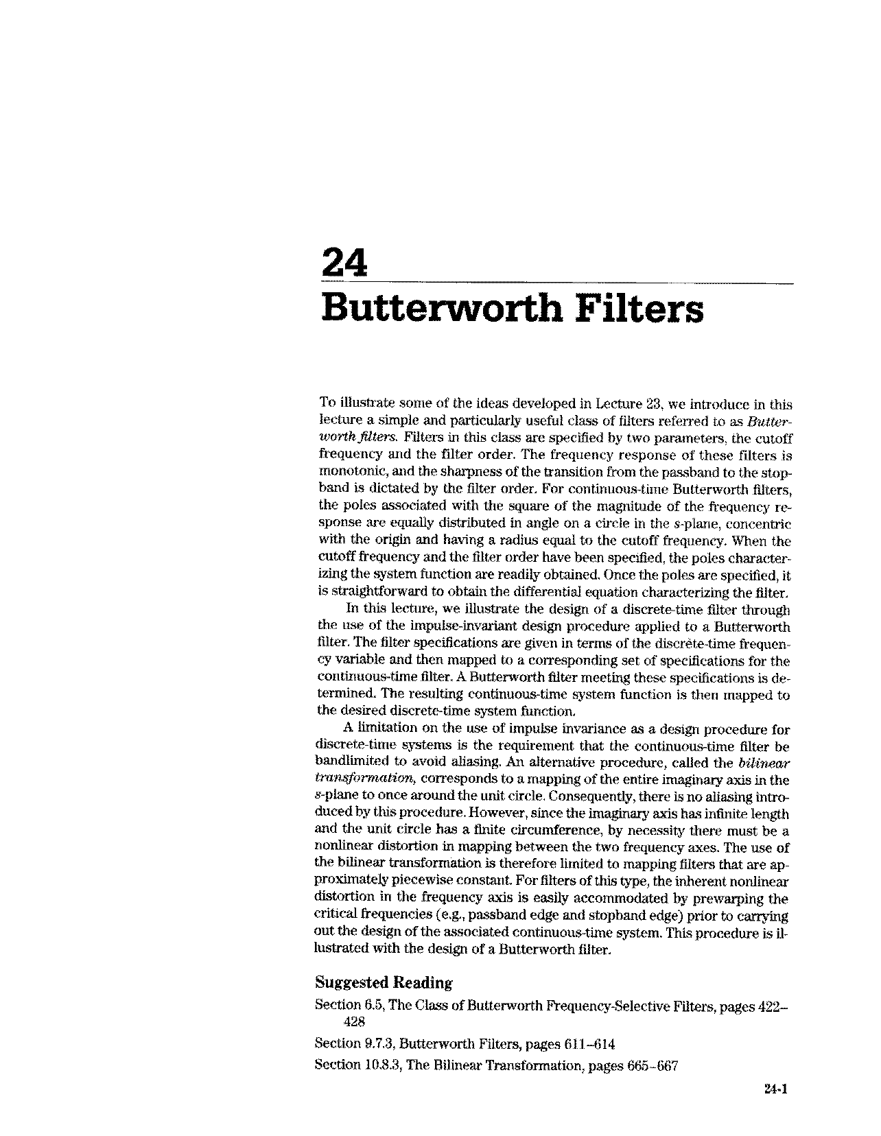 butterworth filter design pdf