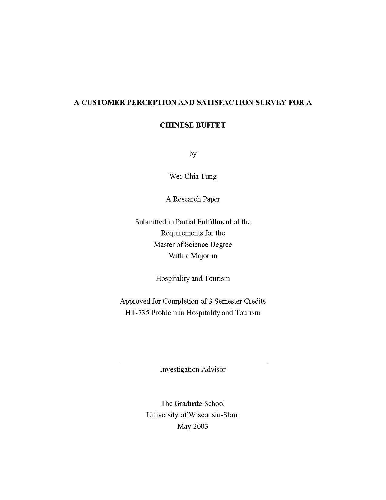 questionnaire on customer satisfaction on food product