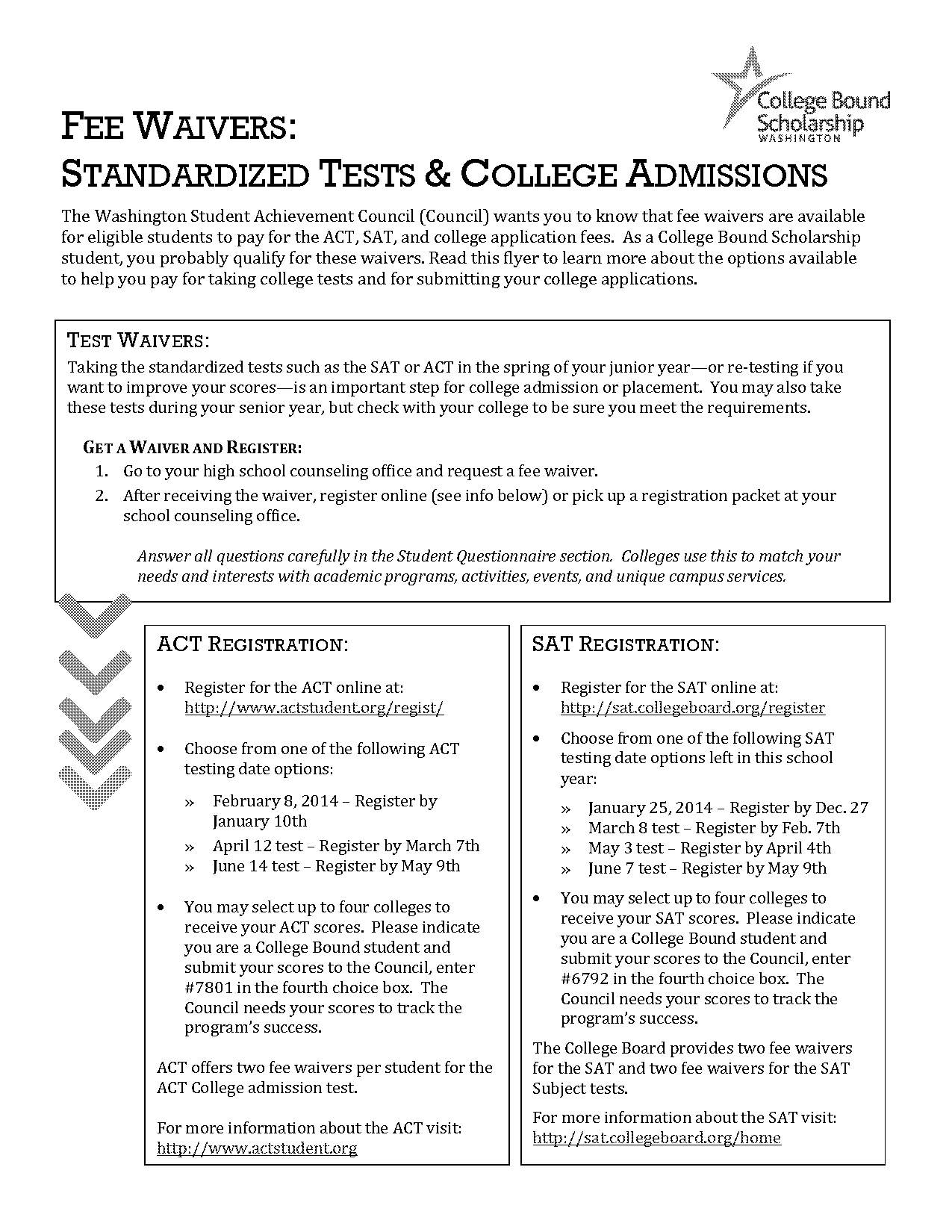 act test prep college admissions