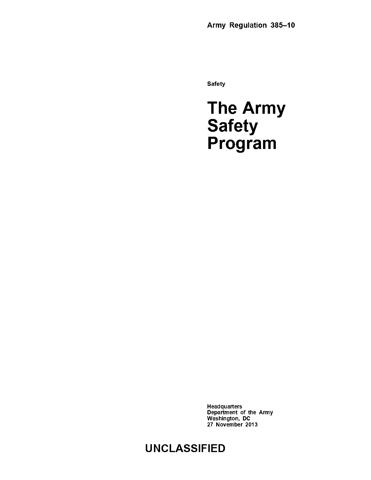 sample army evaluation safety