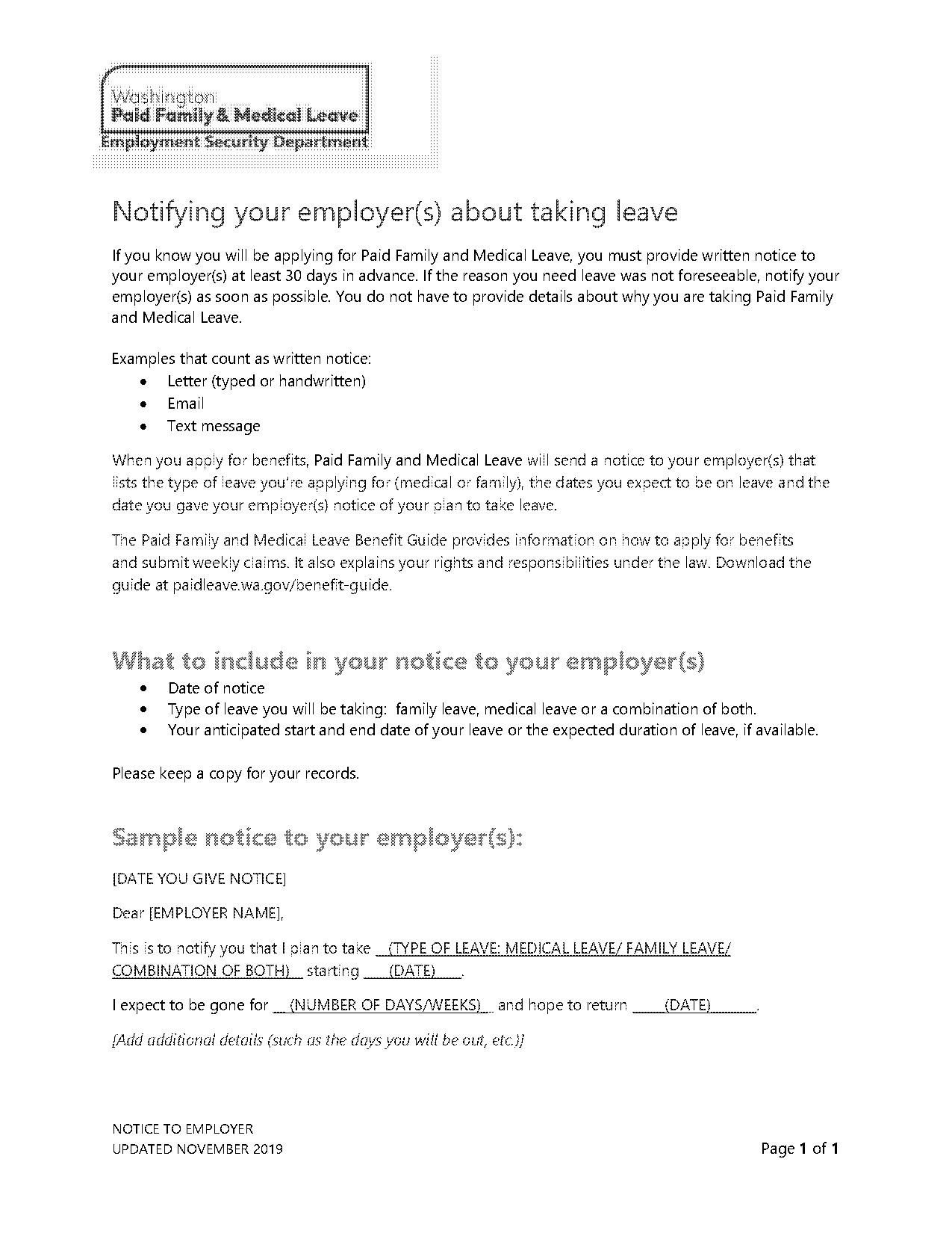 sample leave application letter for one day