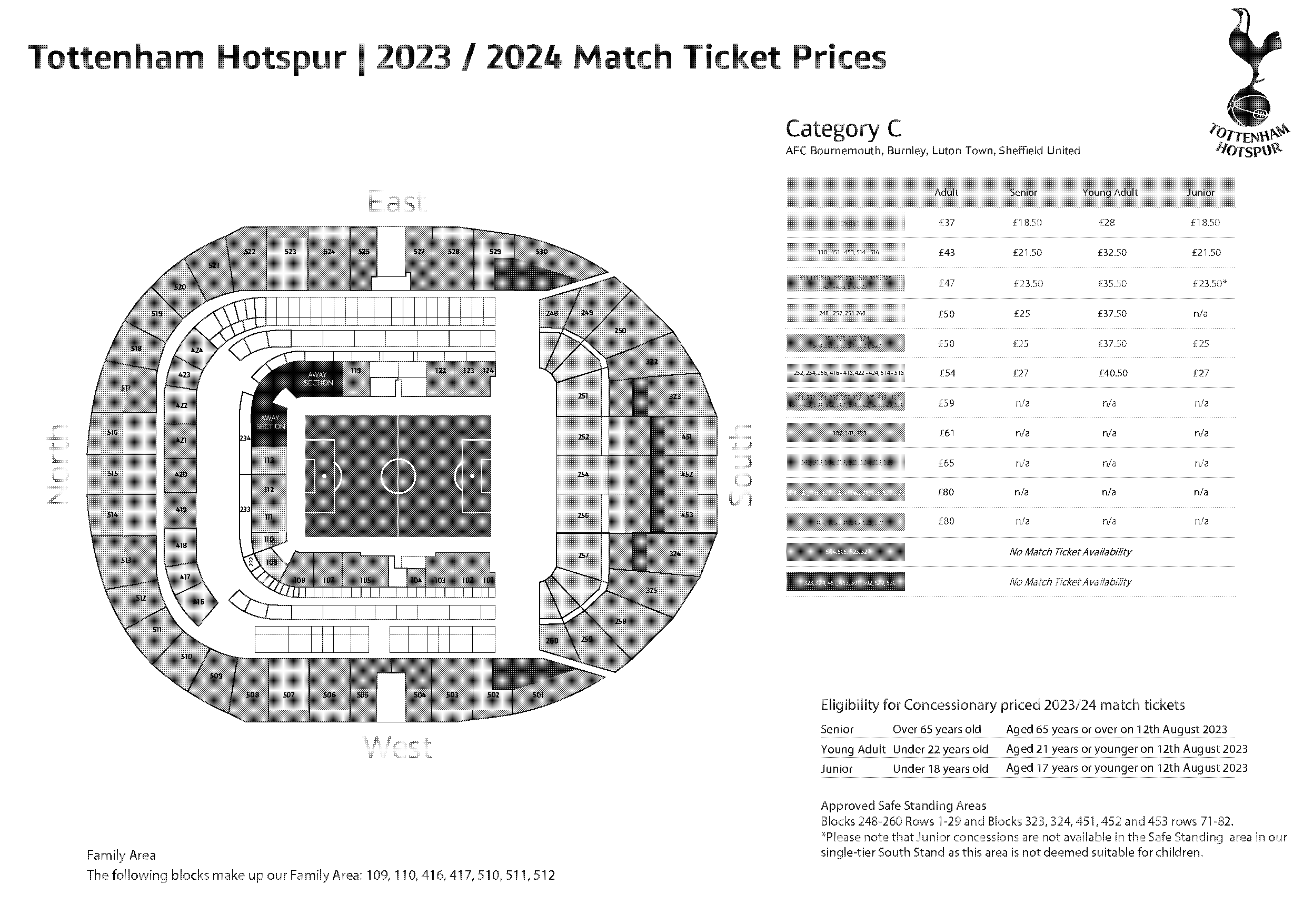 burnley fc away seating plan