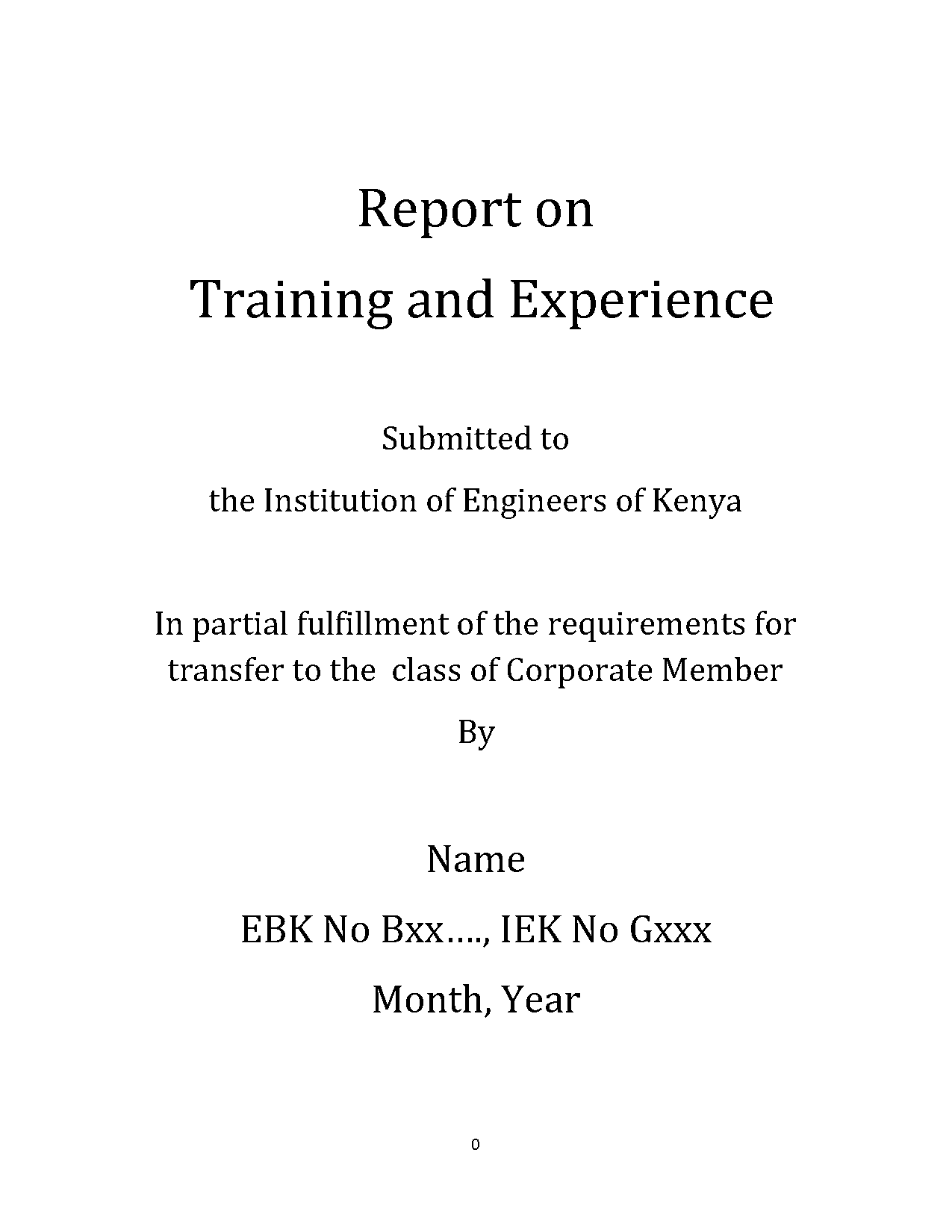 training report sample for civil engineers