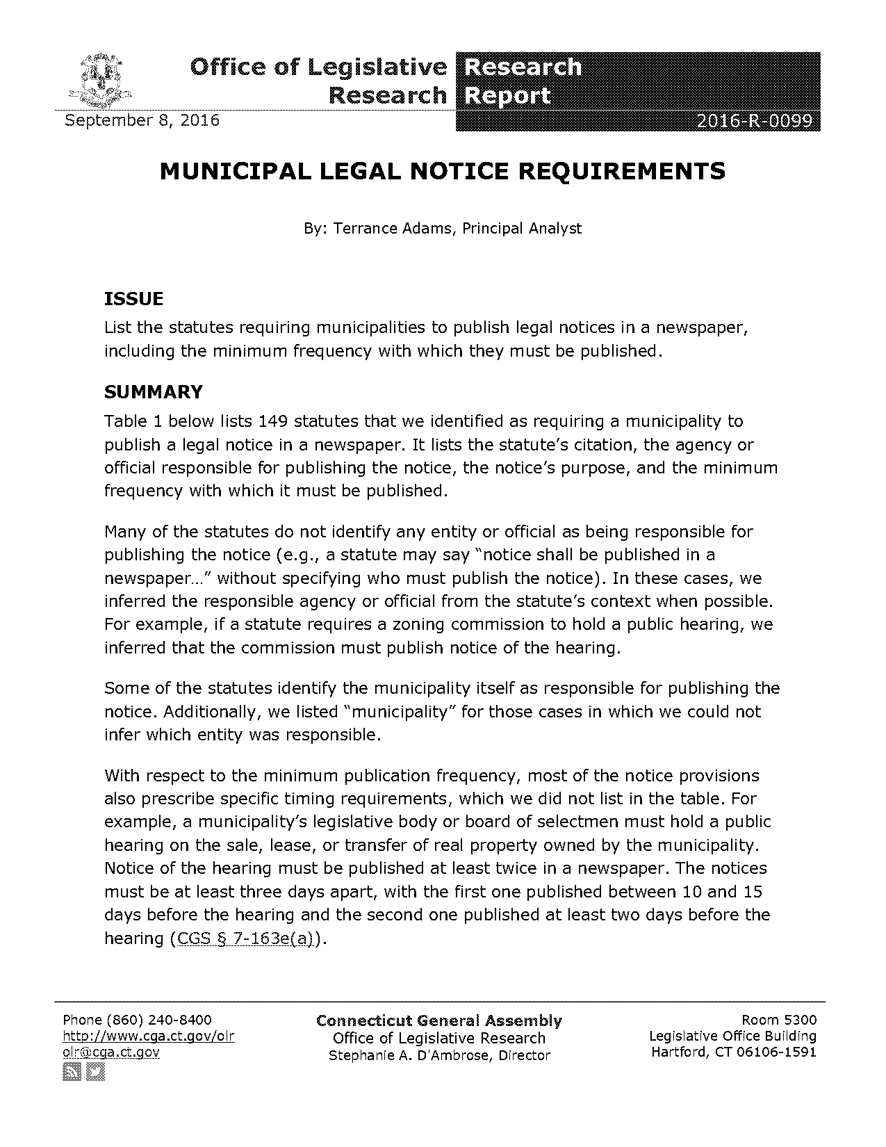 legal notice for adoption