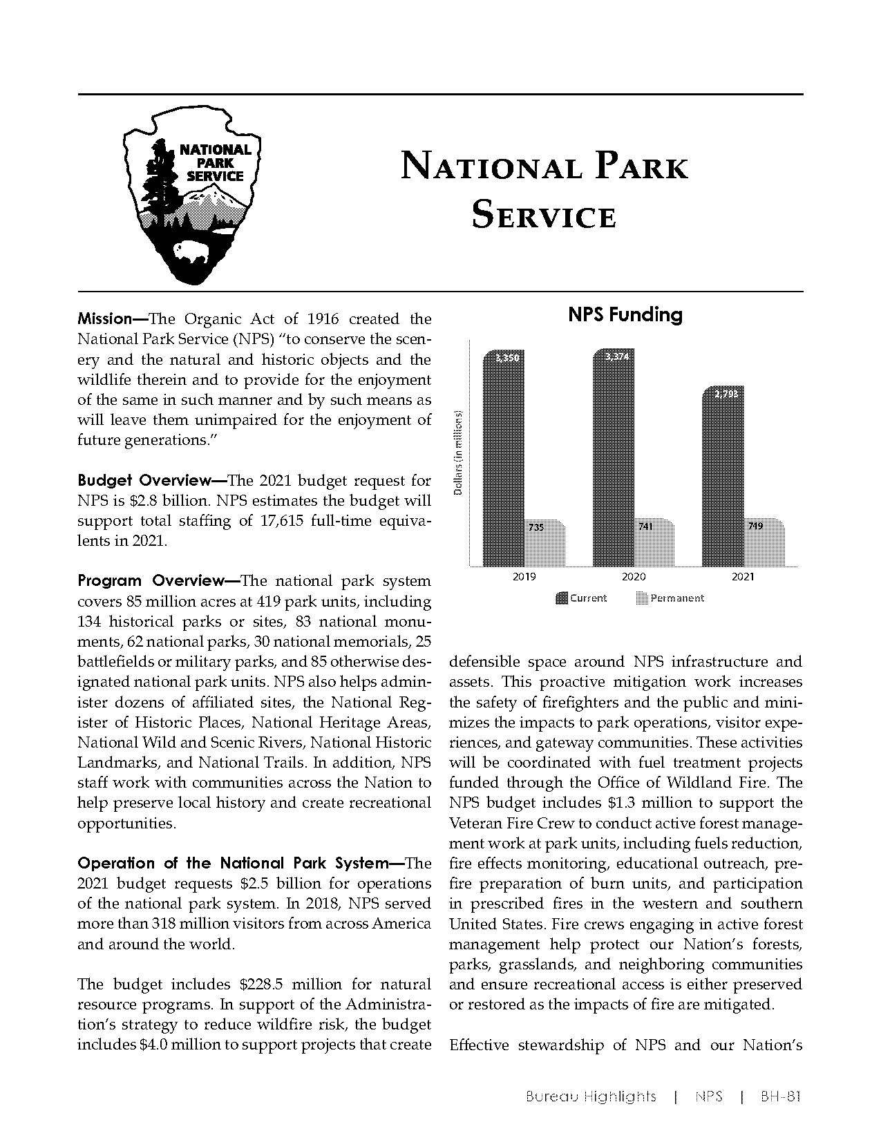 national parks restoration act summary