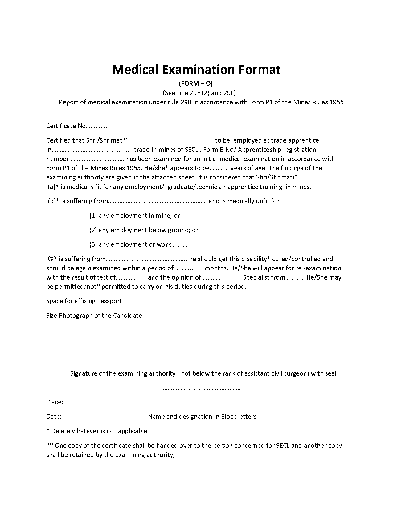 dgms medical fitness certificate format pdf