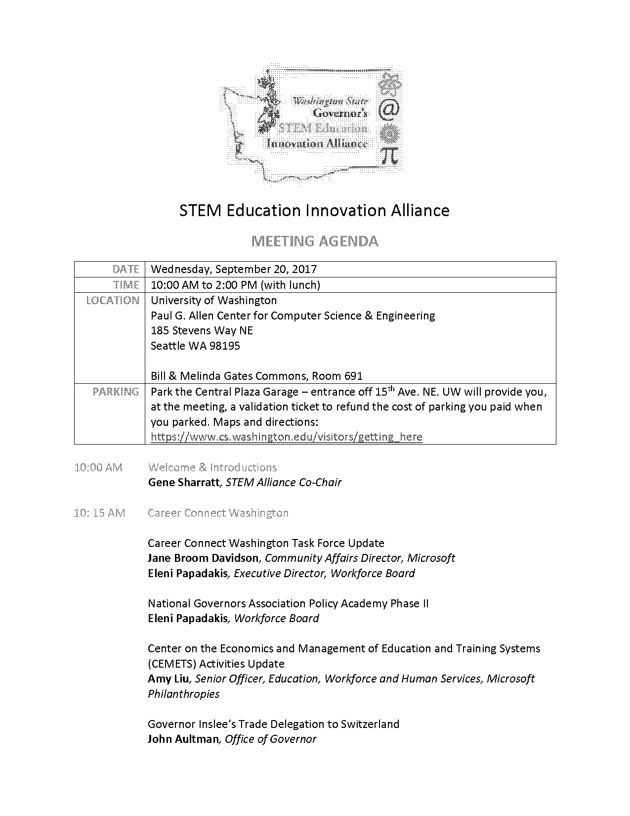 university of washigton allen school average act