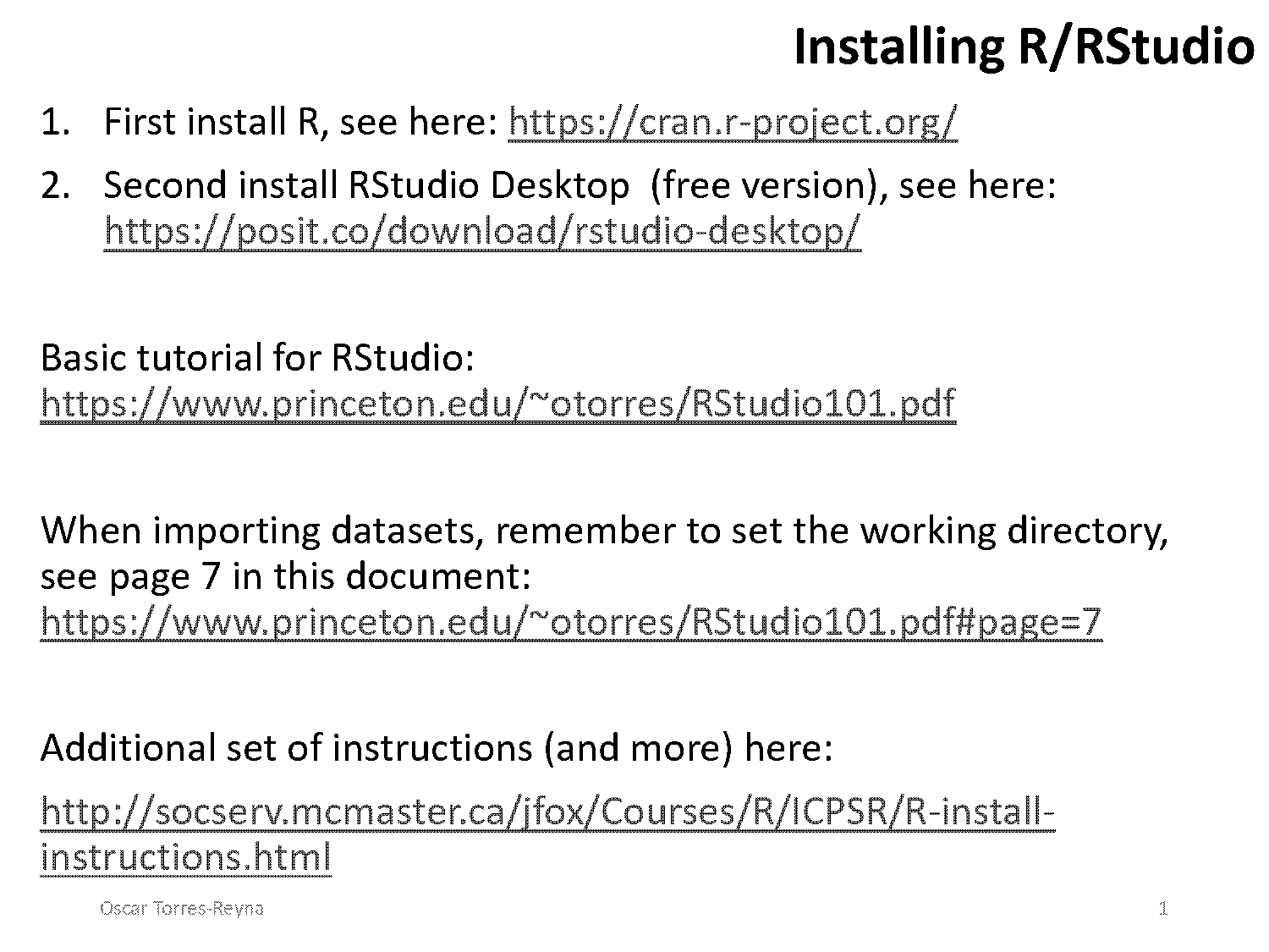 install r and r studio instructions