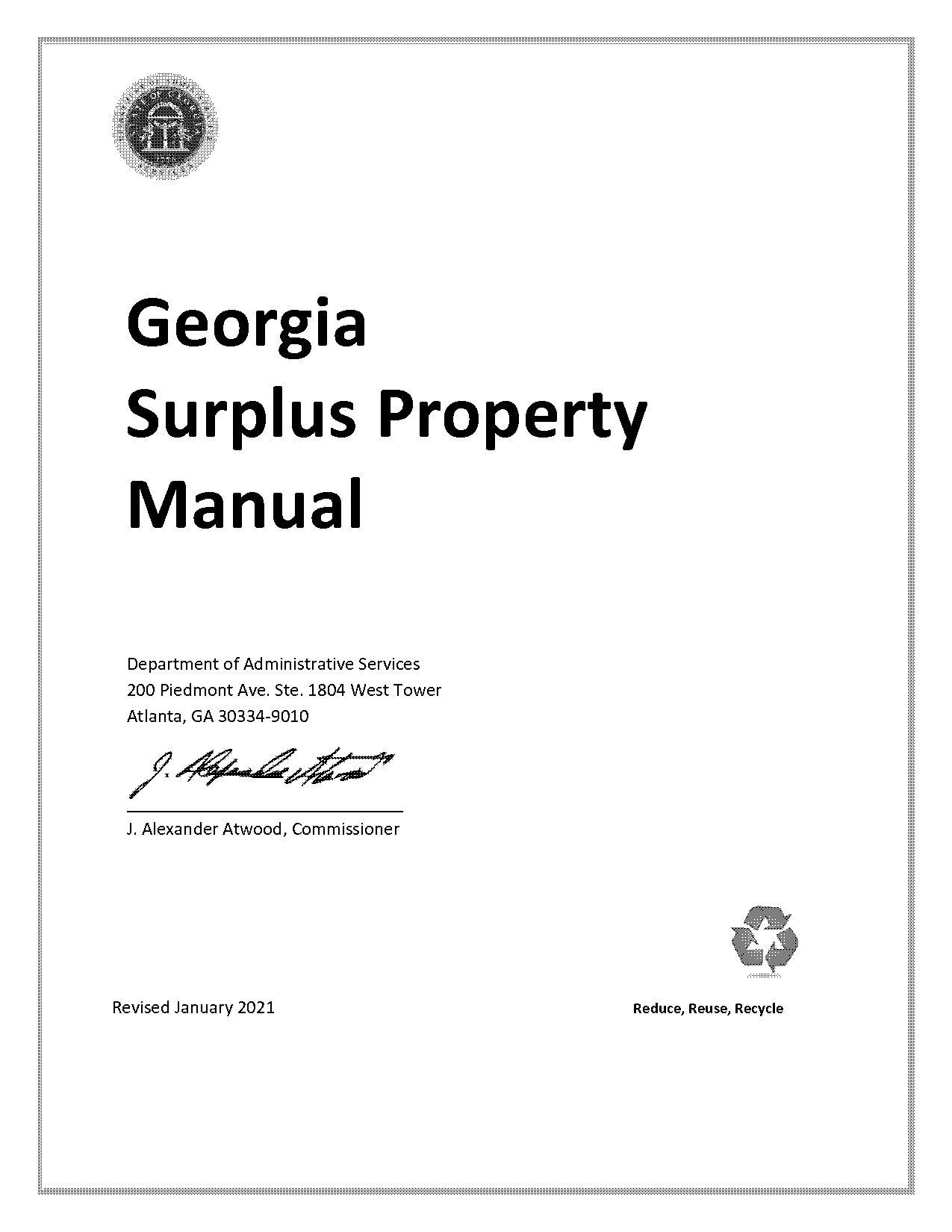 georgia small assets affidavit