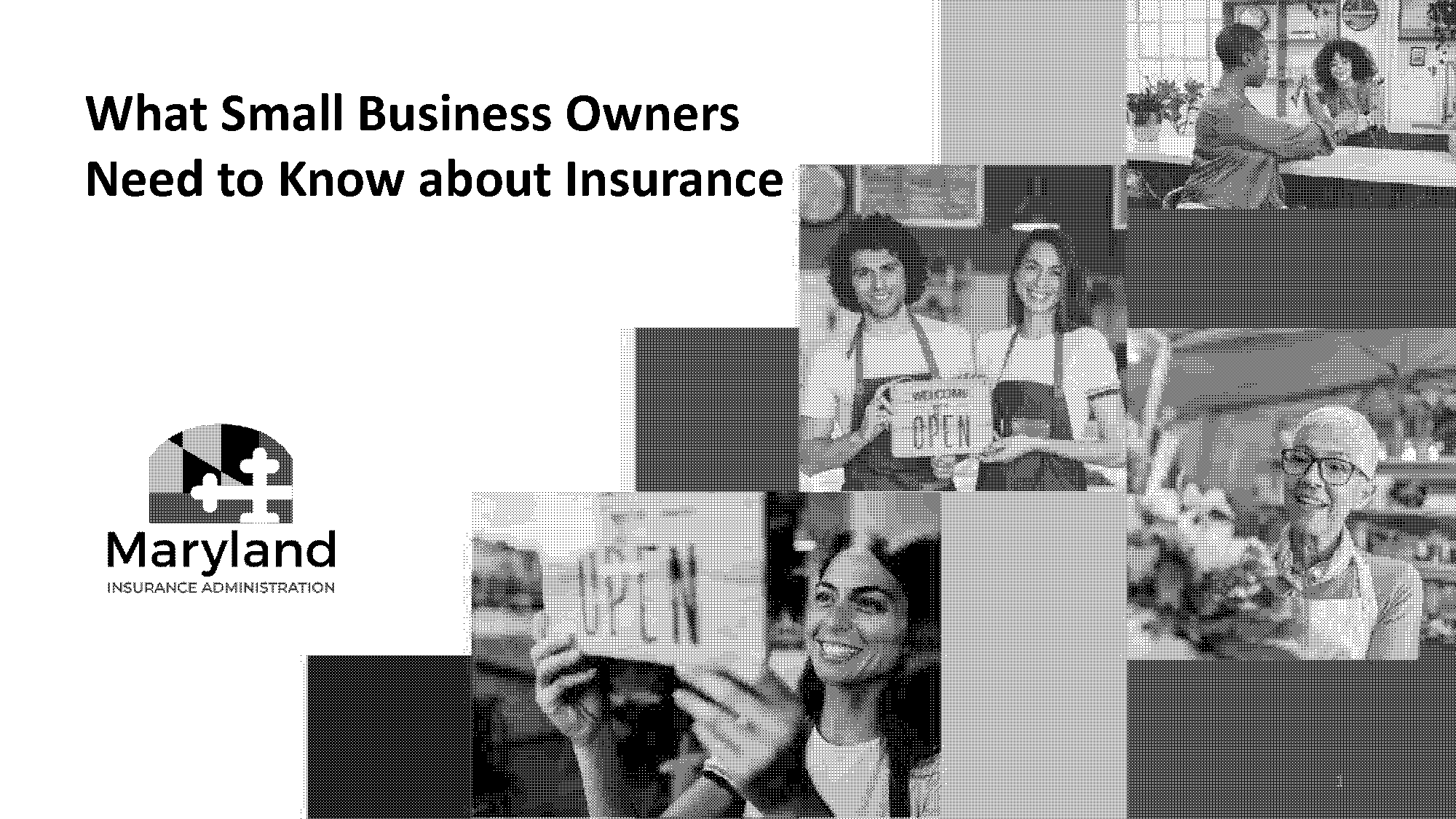 business operations insurance policy