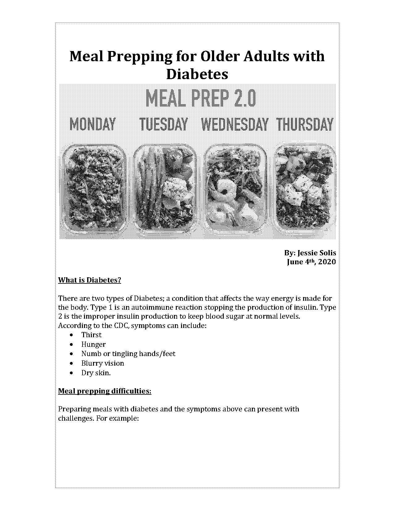 diet plan for elderly diabetic