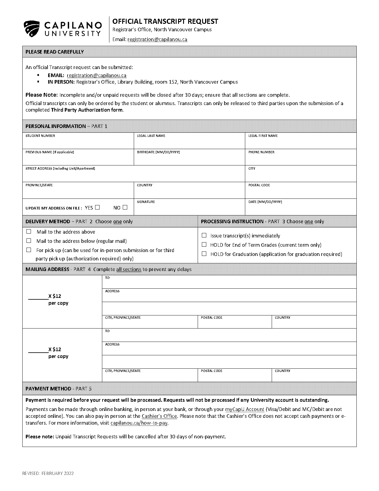 how to download unofficial transcript ubc