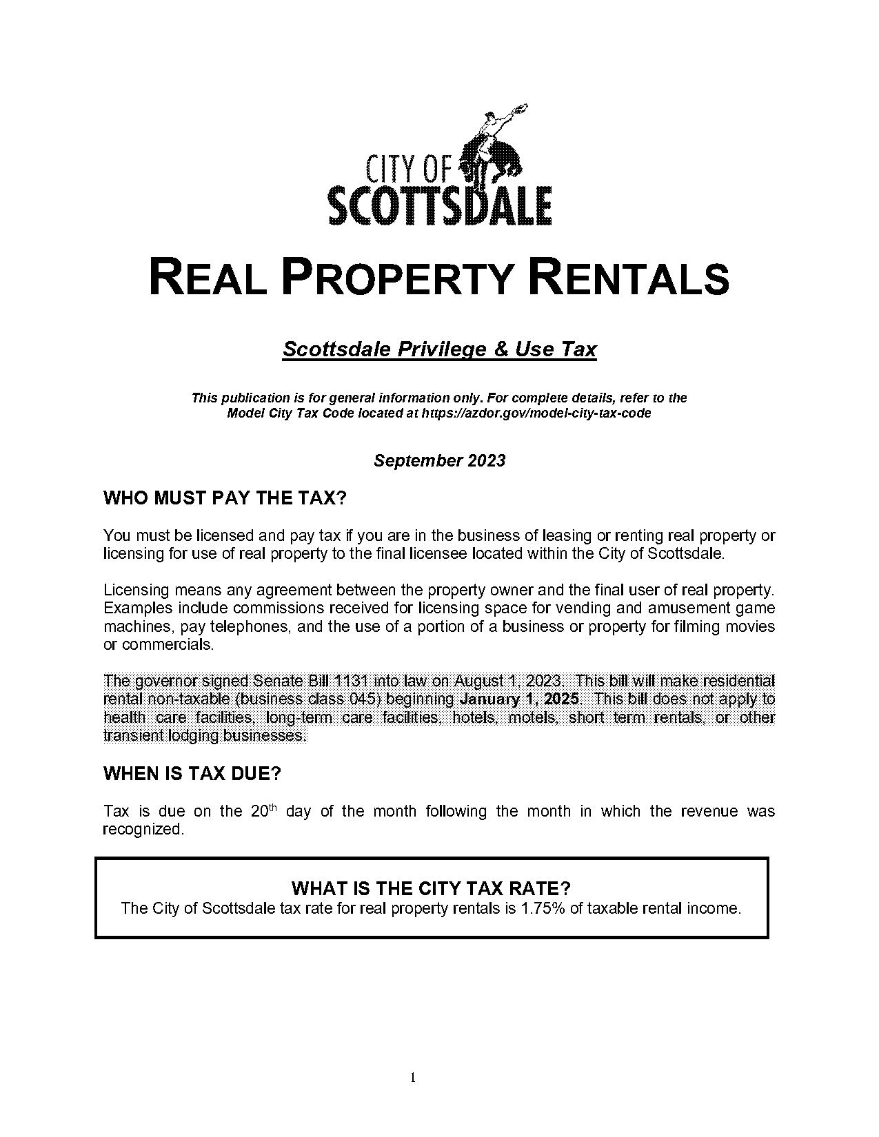 income tax commercial property rent