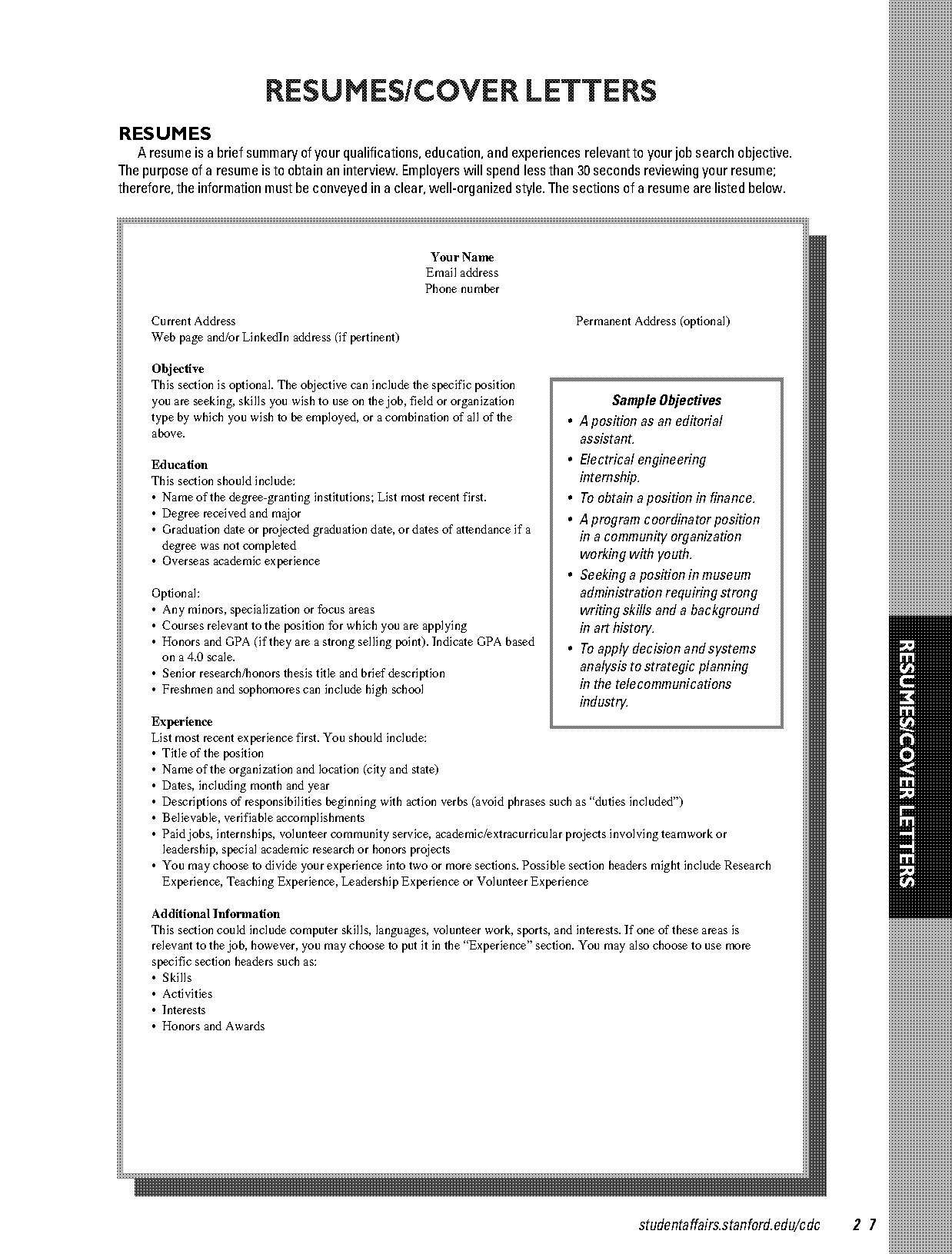 free elegant resume template microsoft word