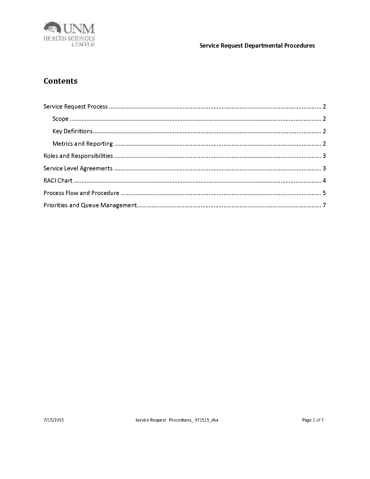 service request vs standard change