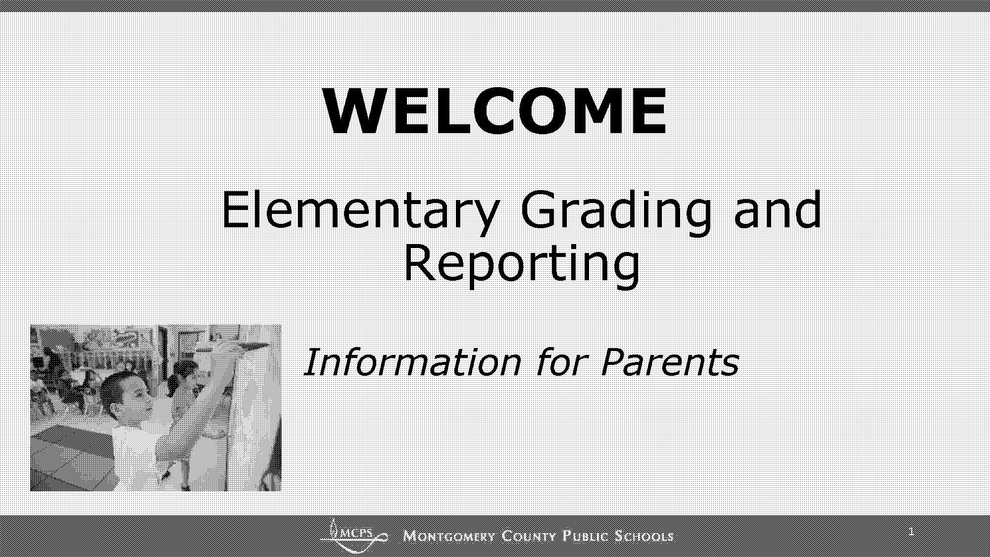 end of year elementary report card