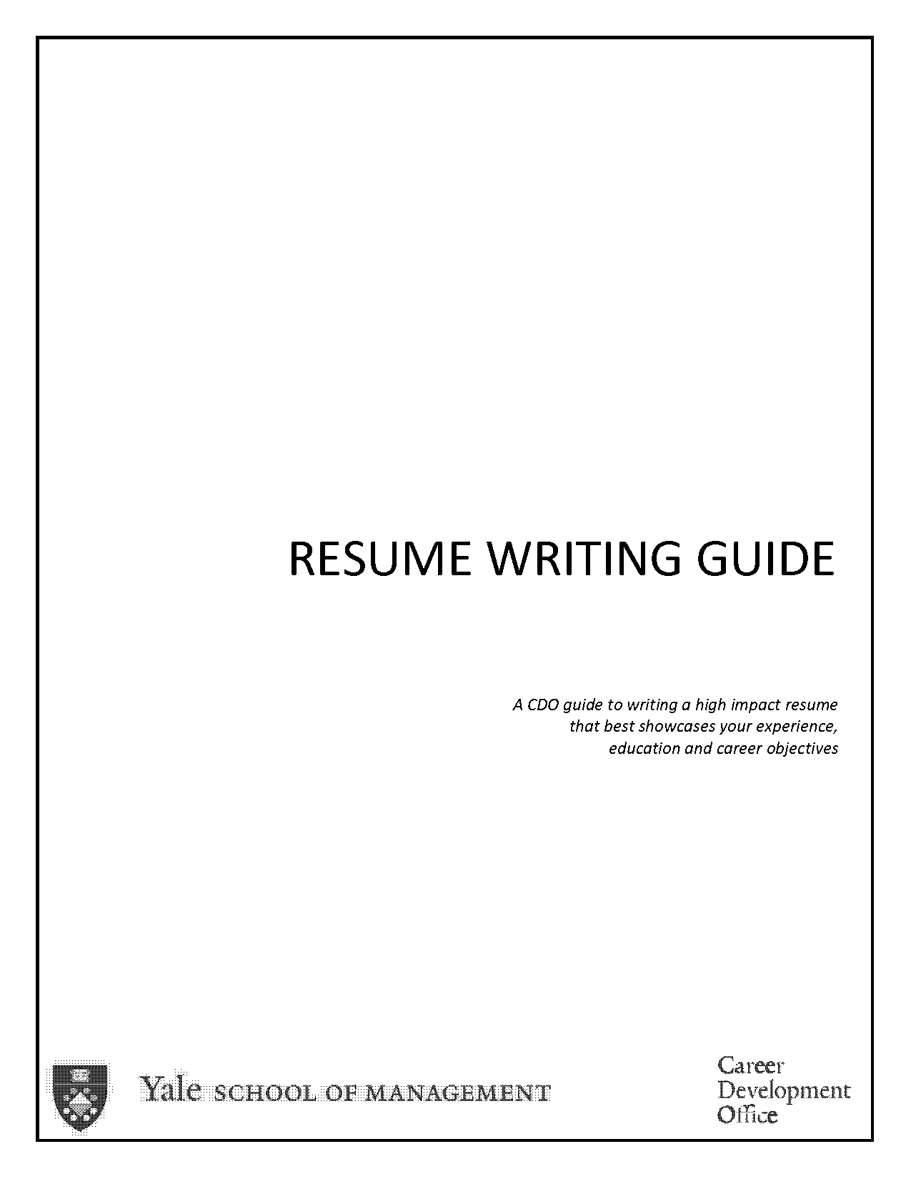 how to write a management consulting resume