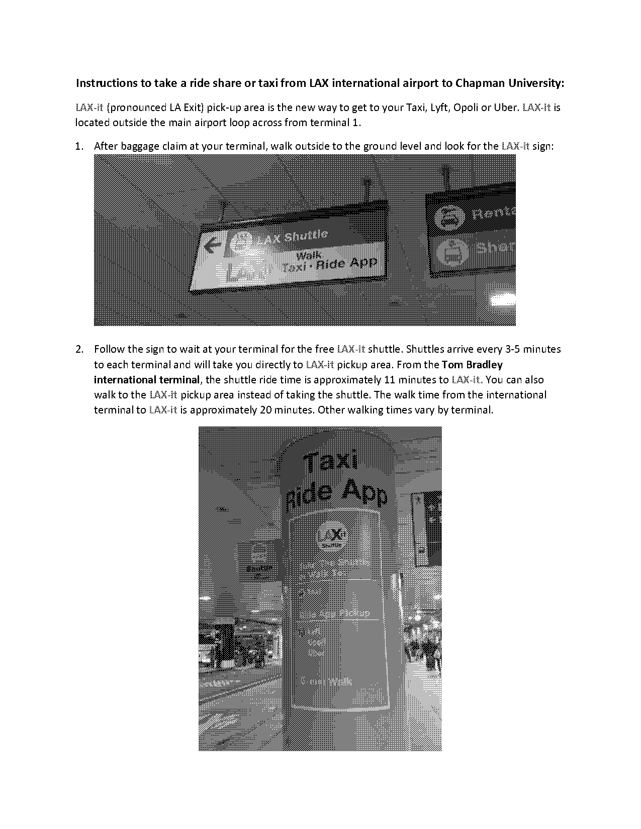 tom bradley terminal map levels