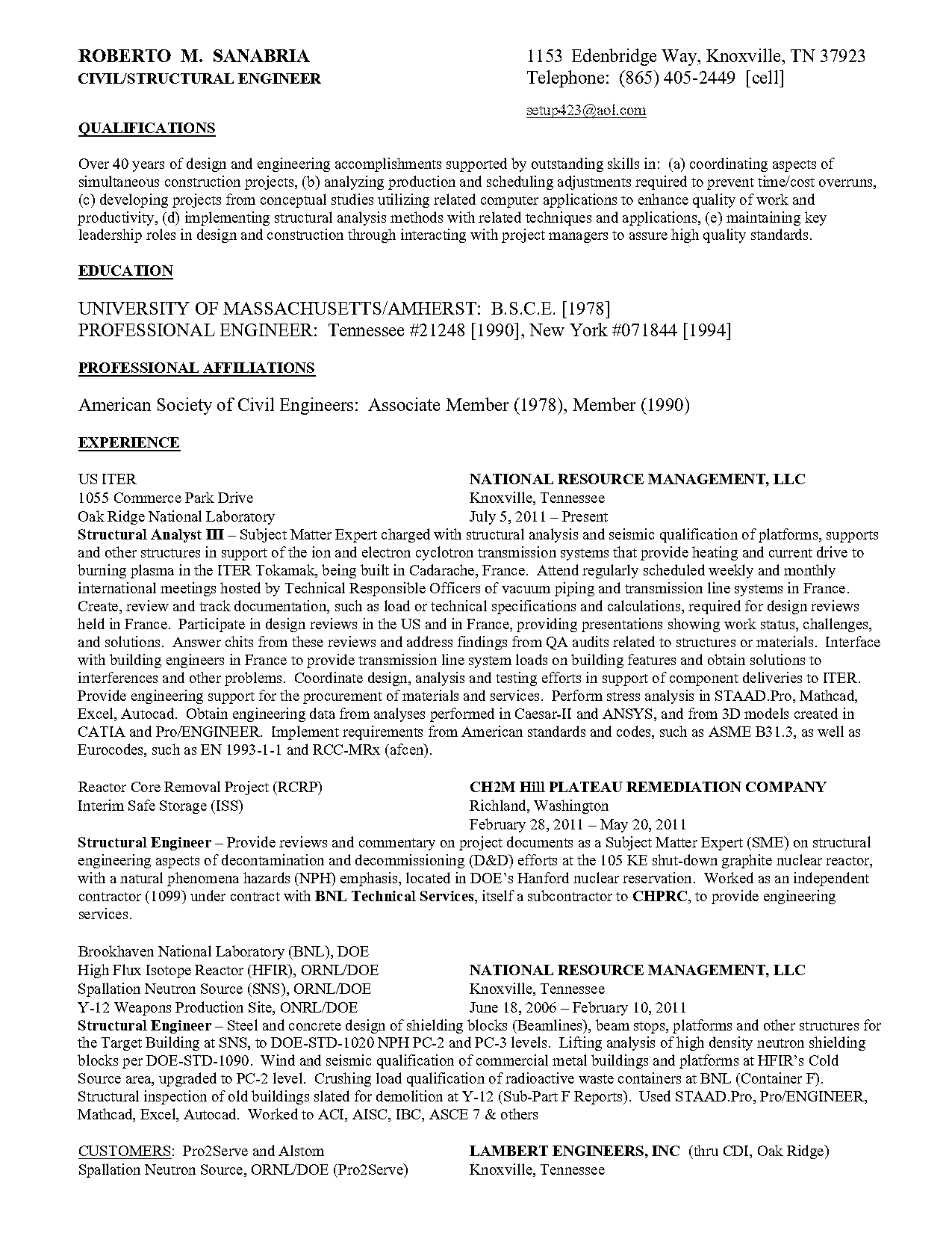 resume for piping construction engineer