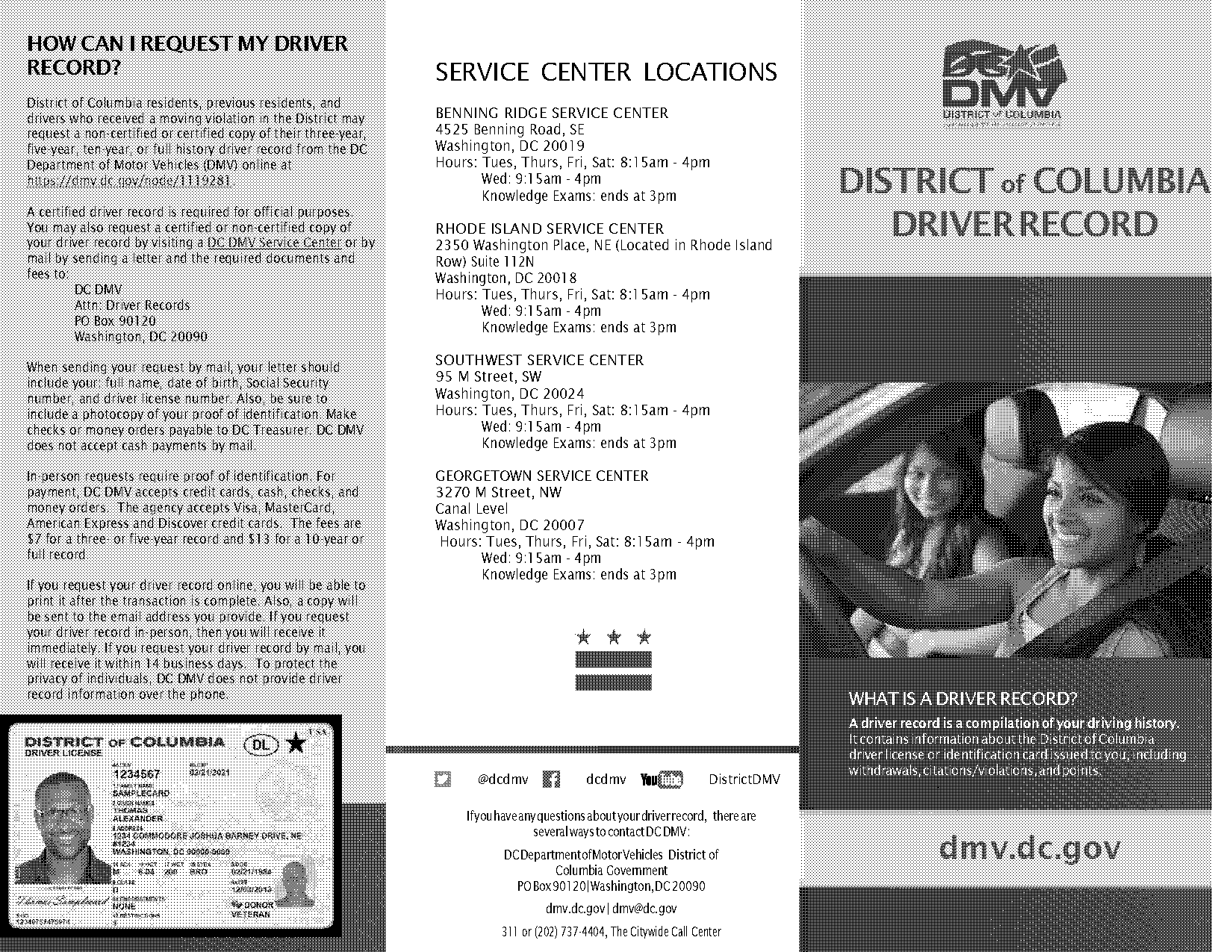 dmv printout of driving record online