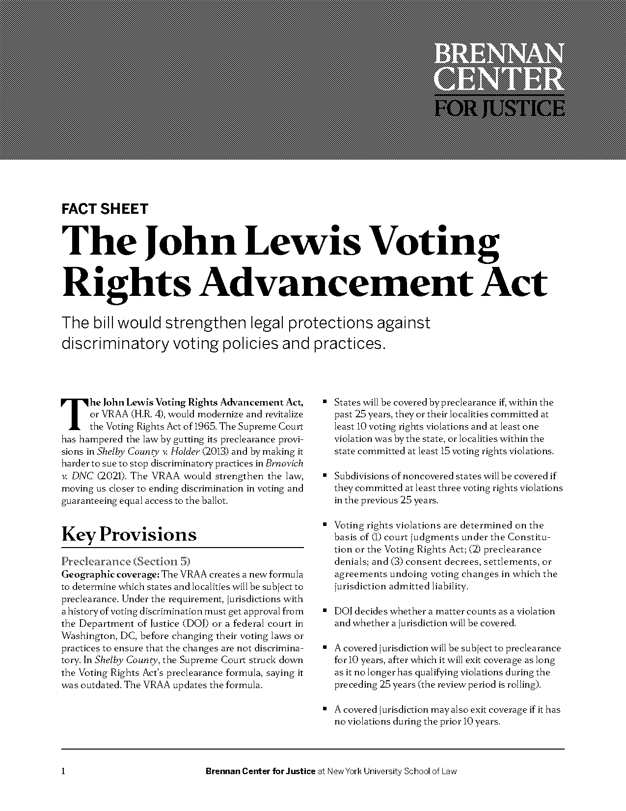 john lewis voting acts right