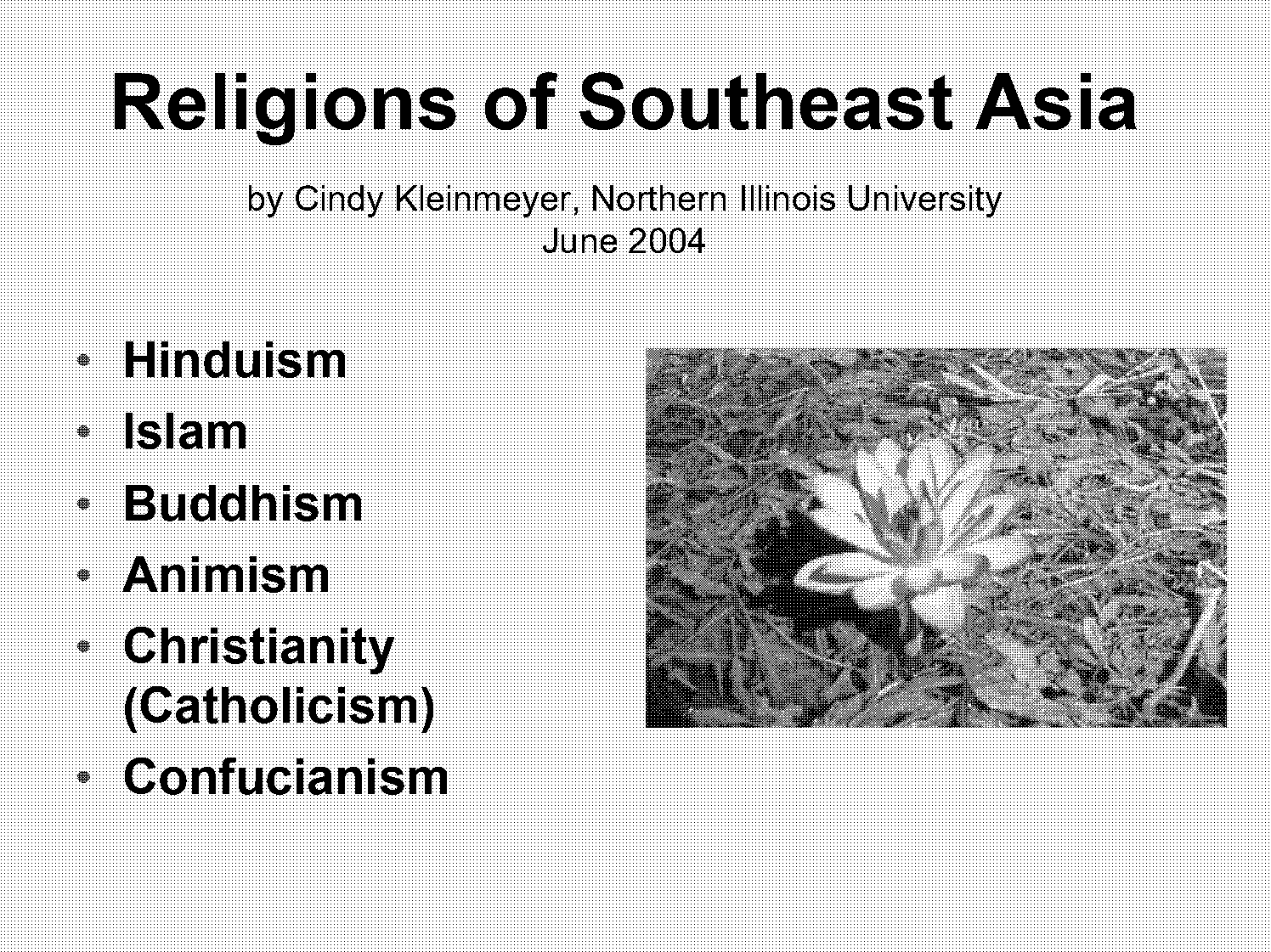 asian religions lesson plans