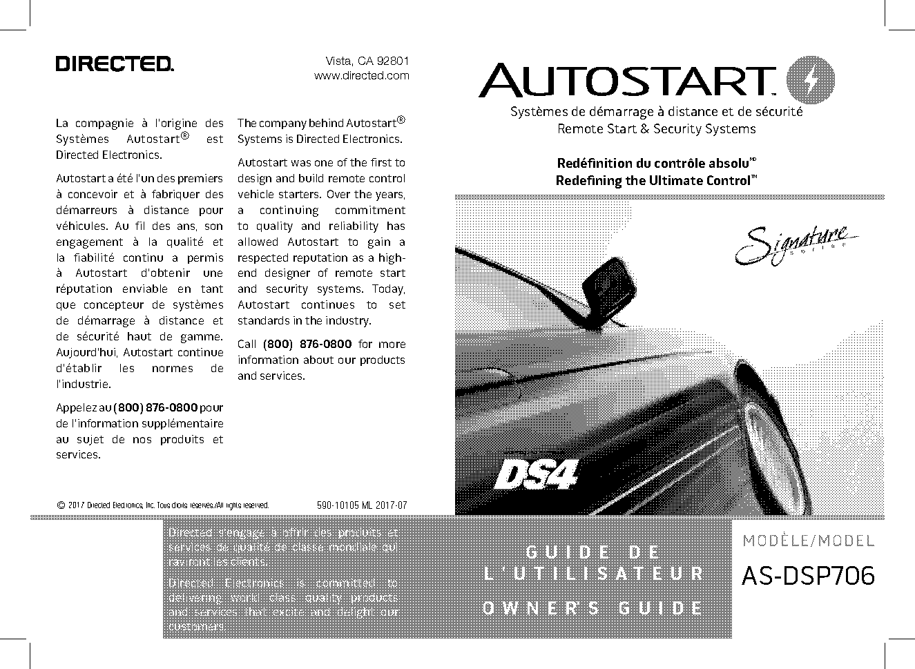 autostart remote start manual