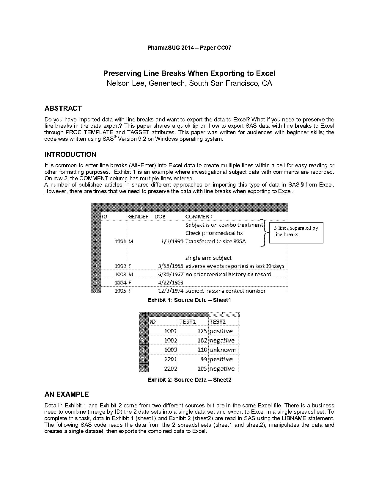 how to insert line break in spreadsheet cell