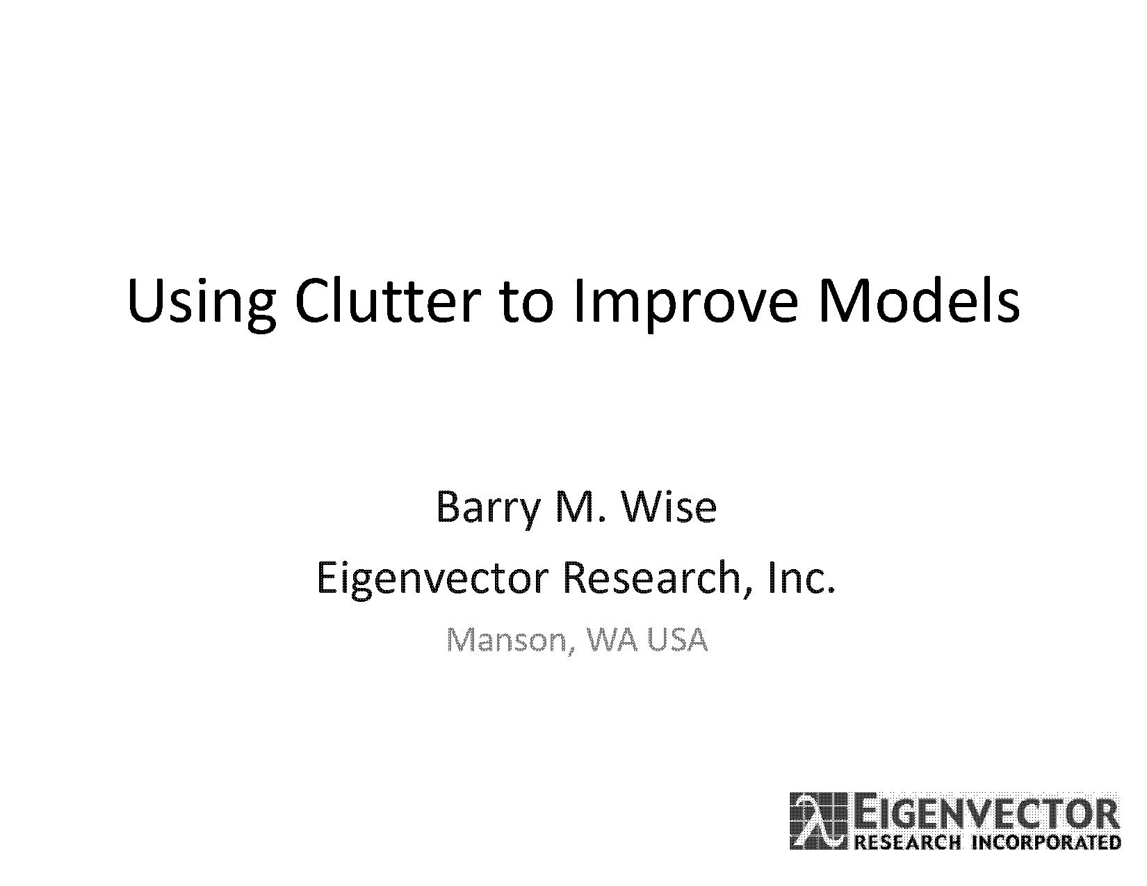 clutter example in a sentence