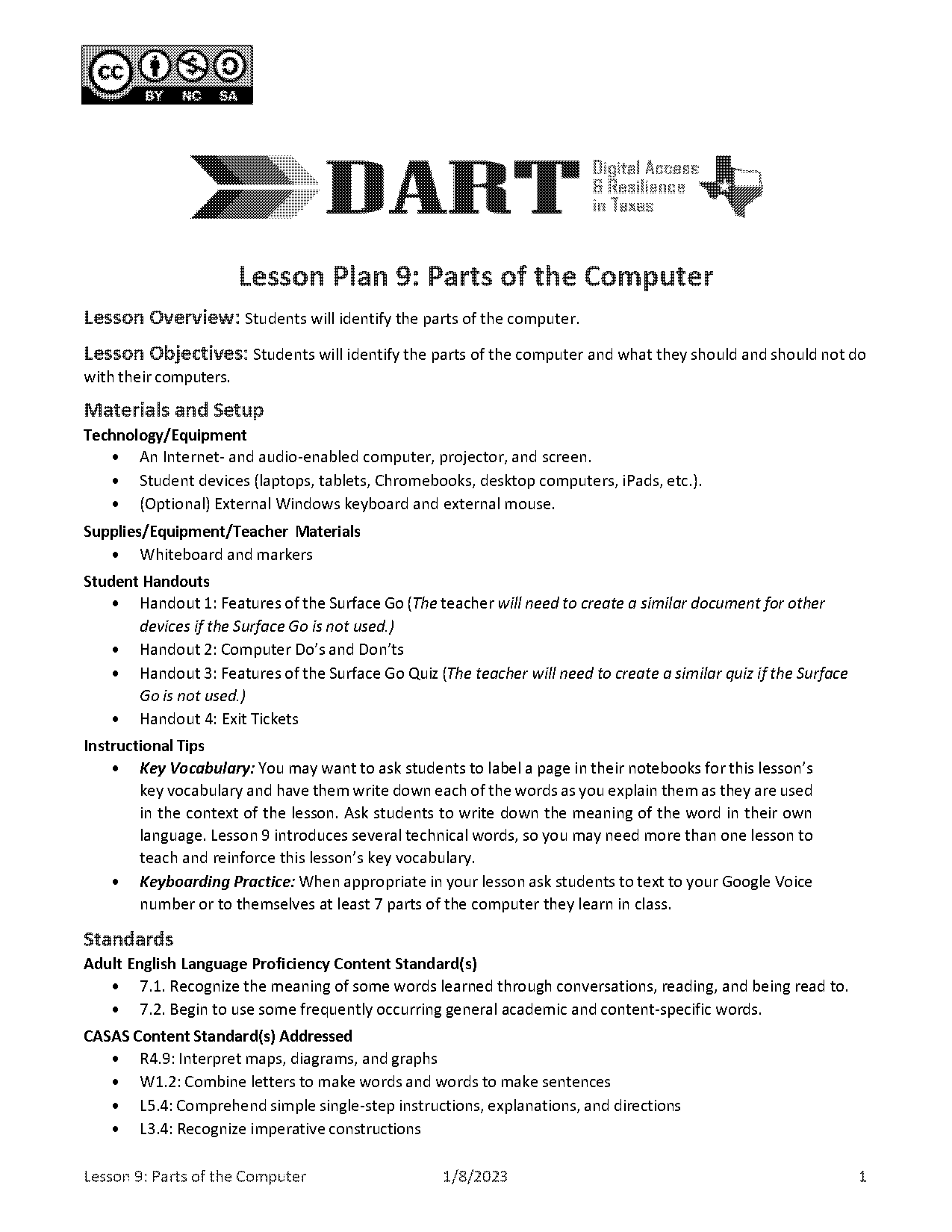 computer parts labeling worksheet