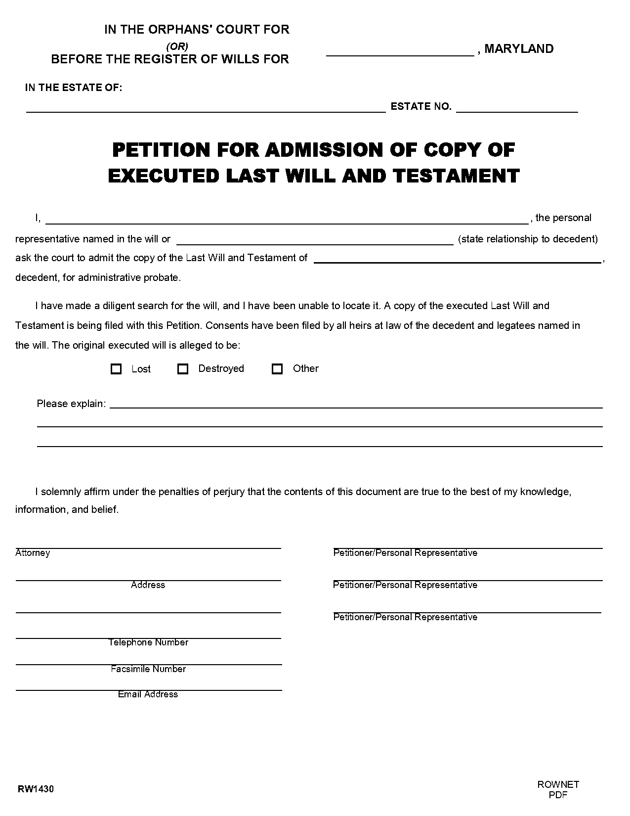 how to fill out last will and testament form