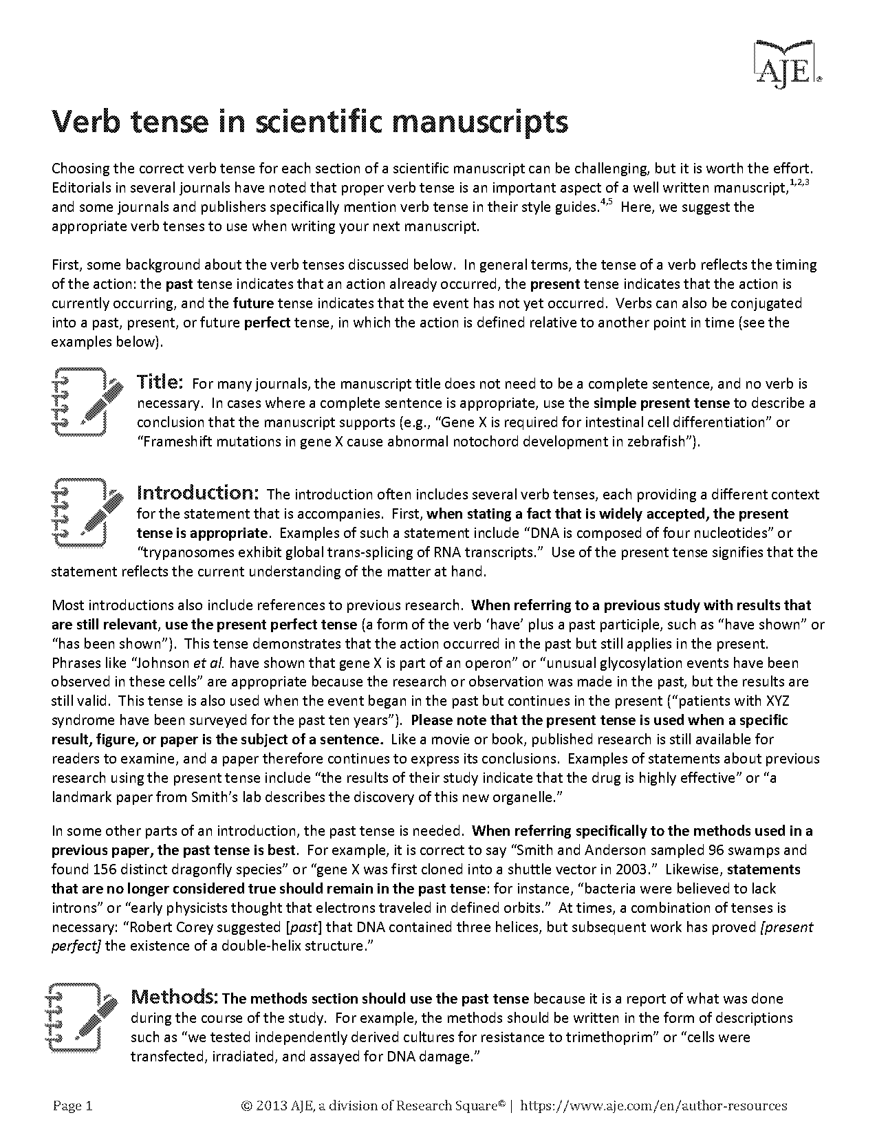 how to write a results section for a scientific paper