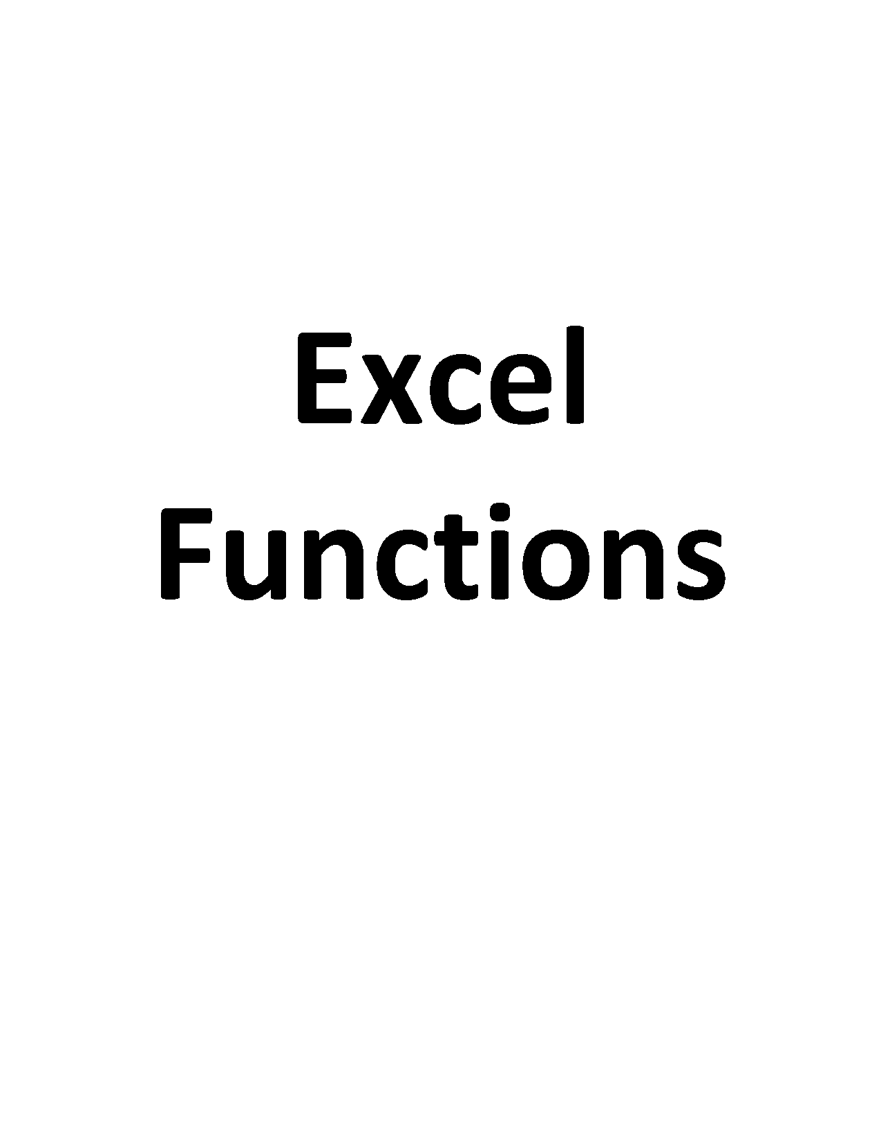 how do i use a formula and text in excel