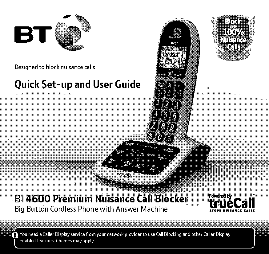 bt answer phone not recording