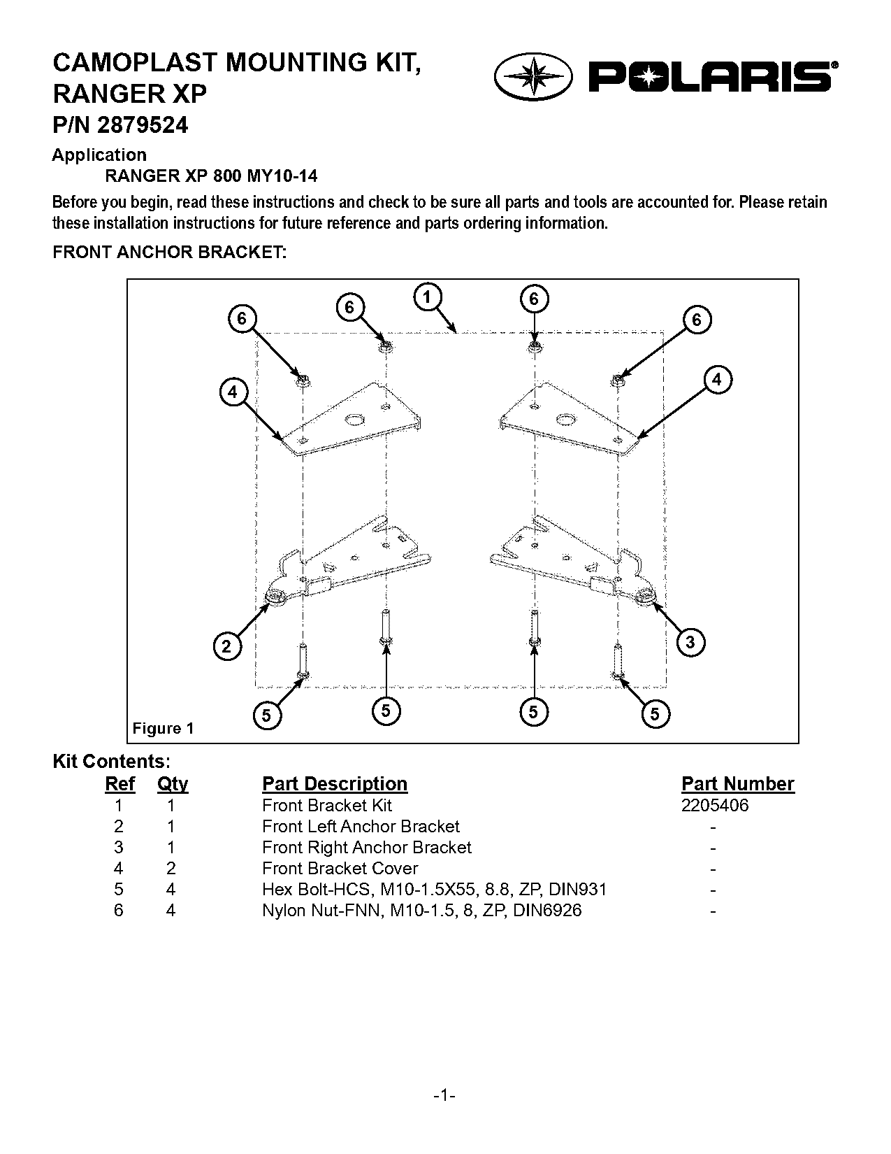 installation instructions for polaris rzr parts