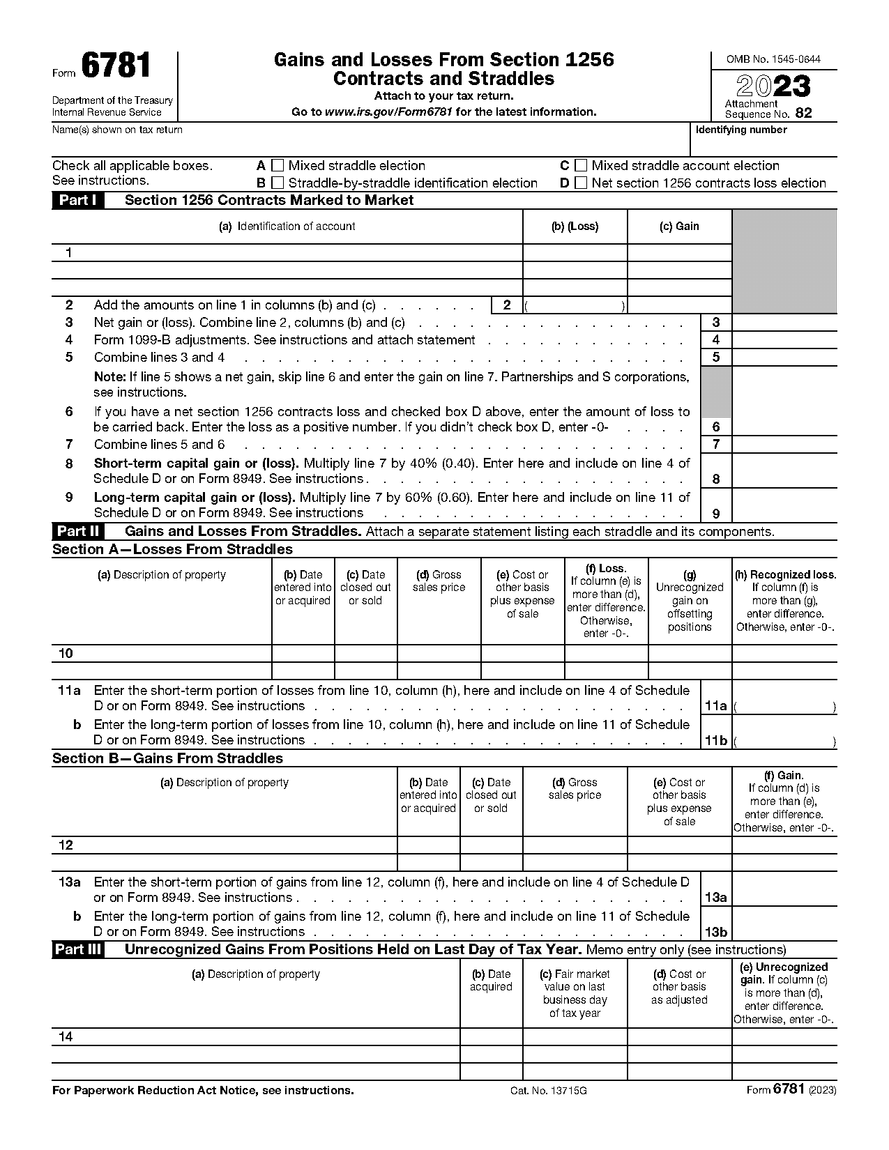 put options long term capital gains